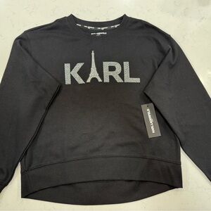 Karl Lagerfeld  Paris Black Men's Sweater